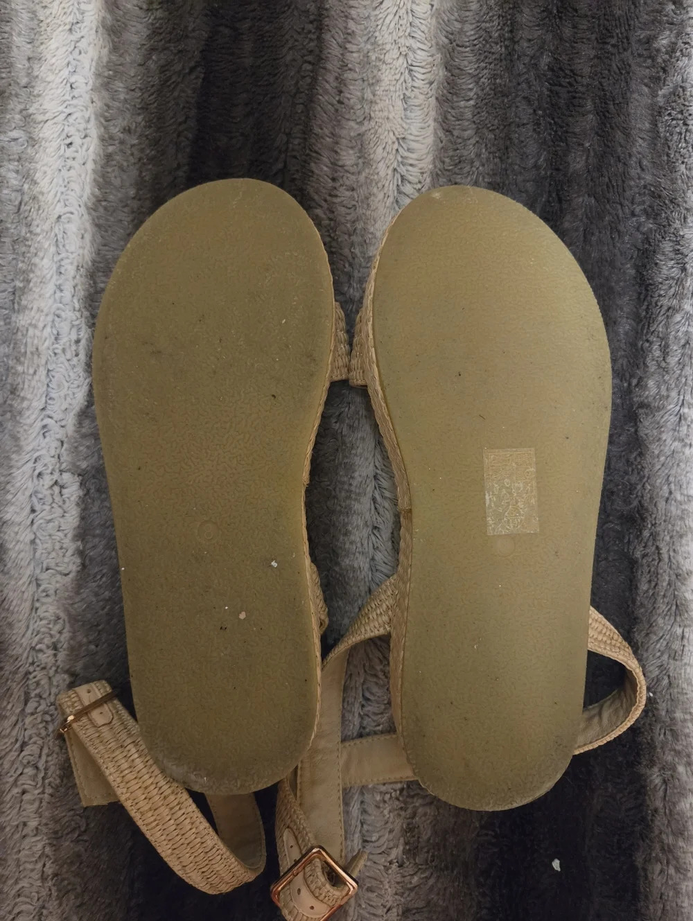 Women's Woven Ankle-Strap Sandals Size 10